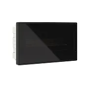 Щит распределительный встраиваемый DKC Frame ЩРВ-П пластиковый IP40 416х242х100 мм 18 модулей черная дверь (F18B1BDDIY)