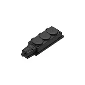 Колодка 3 розетки Systeme Electric MultiSet с заземлением 16 А 250 В IP44 с крышкой черная (MST4103BK) Колодка 3 розетки Systeme Electric MultiSet с заземлением 16 А 250 В IP44 с крышкой черная (MST4103BK)