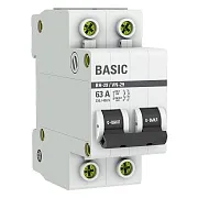 Выключатель нагрузки EKF Basic ВН-29 2Р 63А 230 В на DIN-рейку (SL29-2-63-bas) Выключатель нагрузки EKF Basic ВН-29 2Р 63А 230 В на DIN-рейку (SL29-2-63-bas)