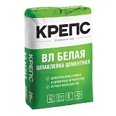 Шпаклевка цементная Крепс ВЛ белая 20 кг Шпаклевка цементная Крепс ВЛ белая 20 кг