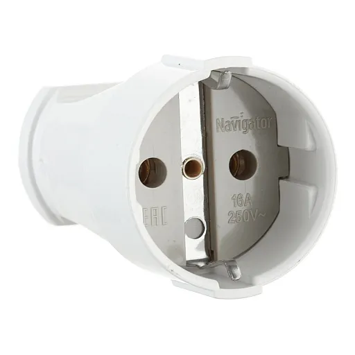 Розетка Navigator 16 А 220-250 В белая (613666/)