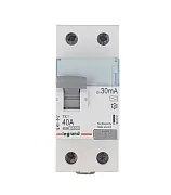 УЗО Legrand TX3 40А 1P+N тип AC 30 мА 10 кА (403001)