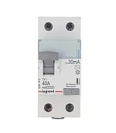 УЗО Legrand TX3 40А 1P+N тип AC 30 мА 10 кА (403001) УЗО Legrand TX3 40А 1P+N тип AC 30 мА 10 кА (403001)