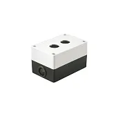Корпус поста IEK КП102 пластиковый IP54 для кнопок управления 2 место белый (BKP10-2-K01) Корпус поста IEK КП102 пластиковый IP54 для кнопок управления 2 место белый (BKP10-2-K01)