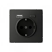 Розетка USB Systeme Electric ArtGallery встраиваемая базальт USB-A/ Type-C (SE GAL001432) Розетка USB Systeme Electric ArtGallery встраиваемая базальт USB-A/ Type-C (SE GAL001432)
