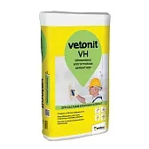 Шпаклевка цементная Weber.vetonit VH для влажных помещений белая 20 кг Шпаклевка цементная Weber.vetonit VH для влажных помещений белая 20 кг