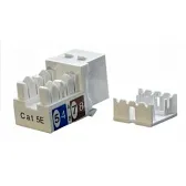 Переходник компьютерный Hyperline Keystone RJ45 8P8C CAT5e серый (432595) Переходник компьютерный Hyperline Keystone RJ45 8P8C CAT5e серый (432595)