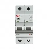 Автоматический выключатель модульный EKF Averes AV-6 DC 2Р 16А тип C 6 кА 230 В (mcb6-DC-2-16C-av)