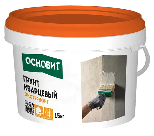 Грунт кварцевый Основит Экстерконт LP54 W 15 кг Грунт кварцевый Основит Экстерконт LP54 W 15 кг