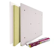 Панель звукоизоляционная AcousticGyps Basic 40х600х1200 мм с комплектом крепежа