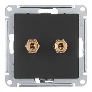 Розетка аудио Systeme Electric AtlasDesign встраиваемая карбон (ATN001087) Розетка аудио Systeme Electric AtlasDesign встраиваемая карбон (ATN001087)