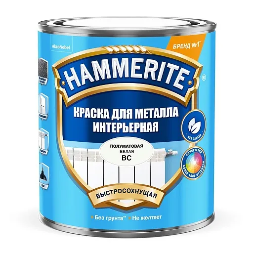 Краска по металлу интерьерная Hammerite Interior основа BС бесцветная полуматовая 0,9 л Краска по металлу интерьерная Hammerite Interior основа BС бесцветная полуматовая 0,9 л
