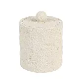 Контейнер для ватных палочек Fora Travertine настольный с крышкой полирезин бежевый (FOR-TVN050) Контейнер для ватных палочек Fora Travertine настольный с крышкой полирезин бежевый (FOR-TVN050)