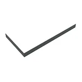 Экран для поддона Good Door Stella ABS-акрил 140х90х10 см прямоугольник черный (ЭЛ00181/ЭЛ00403)