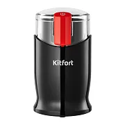 Кофемолка электрическая Kitfort КТ-7556 черная/красная Кофемолка электрическая Kitfort КТ-7556 черная/красная