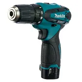 Дрель-шуруповерт аккумуляторная Makita CXT 12 В 1,3 Ач Li-Ion 2 АКБ и ЗУ (DF330DWE) Дрель-шуруповерт аккумуляторная Makita CXT 12 В 1,3 Ач Li-Ion 2 АКБ и ЗУ (DF330DWE)