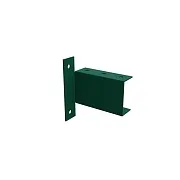Кронштейн для лаги 40х20 мм зеленый RAL 6005 (80 шт.) Кронштейн для лаги 40х20 мм зеленый RAL 6005 (80 шт.)
