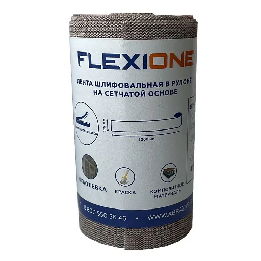 Сетка шлифовальная Flexione 115 мм х 5 м P320 Сетка шлифовальная Flexione 115 мм х 5 м P320