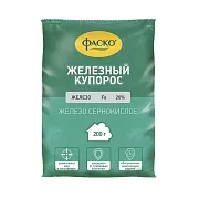 Средство защиты растений от болезней Фаско Железный купорос 200 г Средство защиты растений от болезней Фаско Железный купорос 200 г