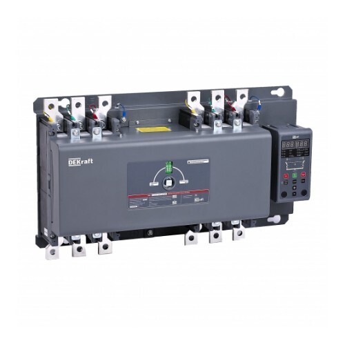 Автоматический ввод резерва Dekraft АВР-303 3P 100А 35 кА 400 В на монтажную плату со встроенным блоком управления (41034DEK) Автоматический ввод резерва Dekraft АВР-303 3P 100А 35 кА 400 В на монтажную плату со встроенным блоком управления (41034DEK)