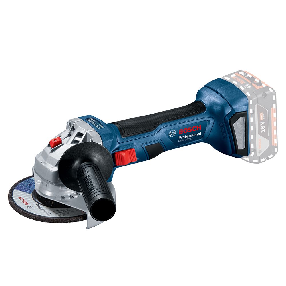 Шлифмашина угловая аккумуляторная Bosch GWS 180-LI Brushless (06019H9020)  18В Li-Ion d125 мм без АКБ и ЗУ — заказать в ТДВ с доставкой в регионы по  низкой цене