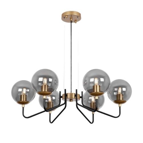 Люстра подвесная Freya Moricio E27 320 Вт 21,3 кв.м (FR5140PL-06GB)