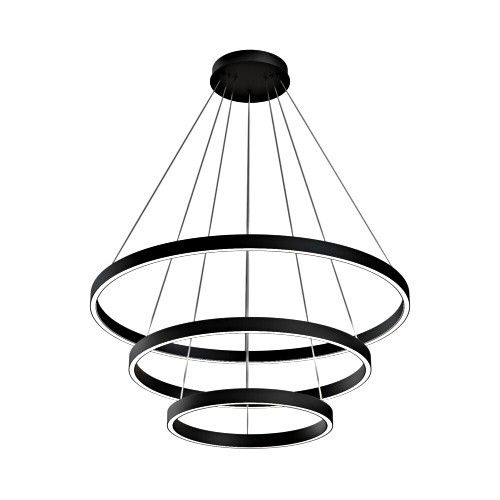 Люстра светодиодная подвесная Maytoni Rim 345 Вт 3000К 30 кв.м (MOD058PL-L100B3K)