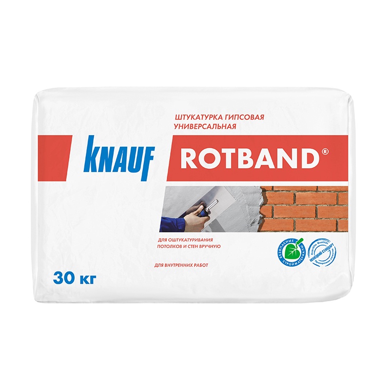 Штукатурка гипсовая Knauf Rotband 30 кг - купить в СПб