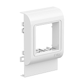 Рамка для кабель-канала DKC Brava PDA-BN 100 белая 2 модуля (10453DIY) Рамка для кабель-канала DKC Brava PDA-BN 100 белая 2 модуля (10453DIY)