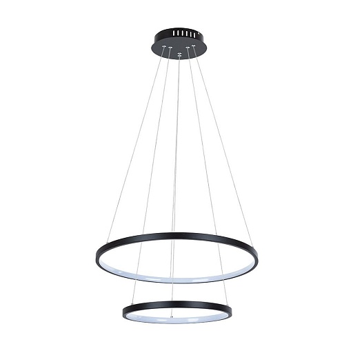 Люстра светодиодная подвесная Arte Lamp Frodo 65 Вт 3000-6000К 3 кв.м (A2197SP-2BK) Люстра светодиодная подвесная Arte Lamp Frodo 65 Вт 3000-6000К 3 кв.м (A2197SP-2BK)