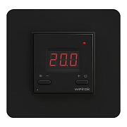 Терморегулятор электронный сенсорный для теплого пола Welrok AZ BK черный с поддержкой Wi-Fi