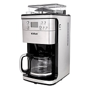 Кофеварка капельная Kitfort КТ-705 черная/серебро Кофеварка капельная Kitfort КТ-705 черная/серебро