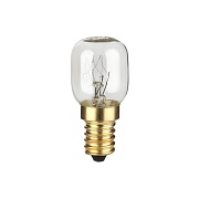 Лампа накаливания для холодильника и швейной машины Эра Т25 E14 15 Вт 90 Лм 230 В груша прозрачная Лампа накаливания для холодильника и швейной машины Эра Т25 E14 15 Вт 90 Лм 230 В груша прозрачная