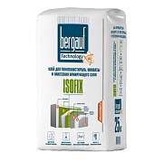 Штукатурно-клеевая смесь для теплоизоляции Bergauf Isofix зимняя 25 кг Штукатурно-клеевая смесь для теплоизоляции Bergauf Isofix зимняя 25 кг