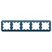 Рамка Systeme Electric AtlasDesign Antique пятиместная изумруд (ATN100805)