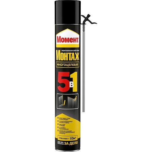 Клей универсальный бытовой Момент Монтаж 5в1 750 мл Клей универсальный бытовой Момент Монтаж 5в1 750 мл
