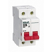 Выключатель-разъединитель Dekraft ВН-102 (17006DEK) 2P 32А 400 В на DIN-рейку Выключатель-разъединитель Dekraft ВН-102 (17006DEK) 2P 32А 400 В на DIN-рейку