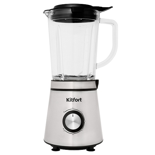 Блендер стационарный Kitfort КТ-3021 1000 Вт 1,5 л серебристый/черный