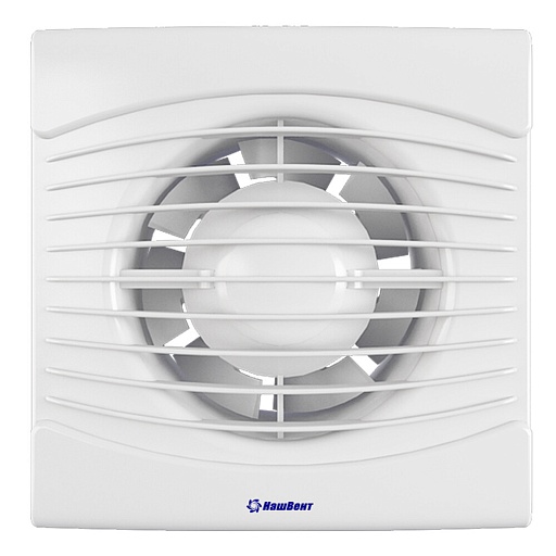 Вентилятор осевой НашВент Ария с антимоскитной сеткой 154х154 мм d100 мм белый