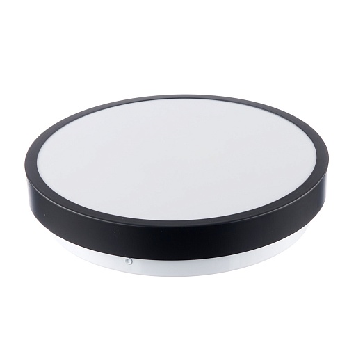 Светильник светодиодный накладной Sonex Mini 4000К 12 Вт 4 кв.м черный IP43 (3012/AL)