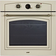 Духовой шкаф газовый встраиваемый Lauf DE-605IV 600 мм слоновая кость