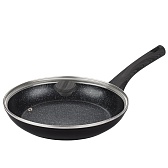 Сковорода Master House Шеф Даниэль d28 см кованый алюминий с антипригарным покрытием с крышкой (75356) Сковорода Master House Шеф Даниэль d28 см кованый алюминий с антипригарным покрытием с крышкой (75356)