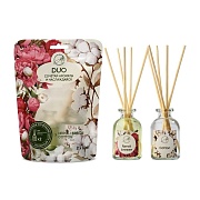 Аромадиффузор с палочками Aroma Harmony Duo Neroli Breeze + Cotton 30+30 мл Аромадиффузор с палочками Aroma Harmony Duo Neroli Breeze + Cotton 30+30 мл