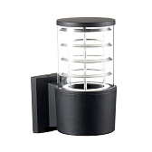 Светильник садово-парковый настенный Feron Техно черный E27 60 Вт IP54 (06300)