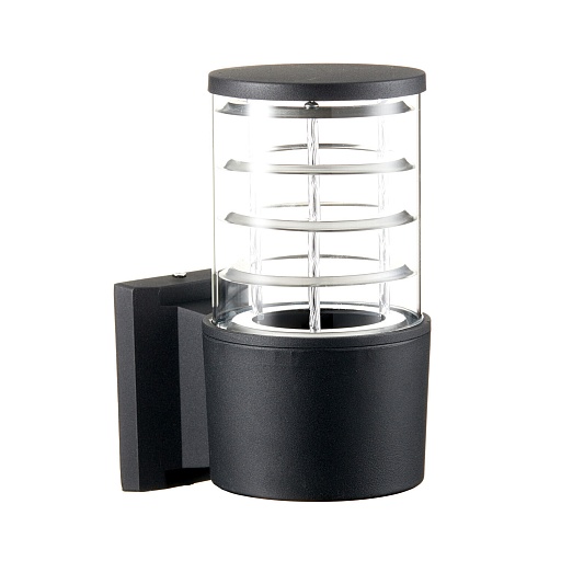 Светильник садово-парковый настенный Feron Техно черный E27 60 Вт IP54 (06300)