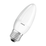 Лампа светодиодная Osram E27 4000К 9 Вт 806 Лм 170-250 В свеча В75 матовая