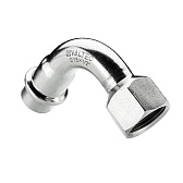 Отвод Valtec d28 мм х 3/4 ВР(г) 90° нержавеющая сталь (VTi.956.I.002805)