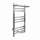 Полотенцесушитель электрический Indigo Line Trinity с полкой 700х332 мм 90 Вт с терморегулятором хром