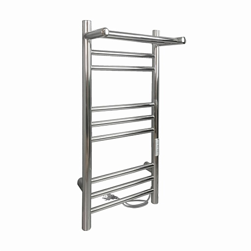 Полотенцесушитель электрический Indigo Line Trinity с полкой 700х332 мм 90 Вт с терморегулятором хром