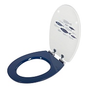 Сиденье для унитаза Wirquin Сардины МДФ с микролифтом (20722979) Сиденье для унитаза Wirquin Сардины МДФ с микролифтом (20722979)